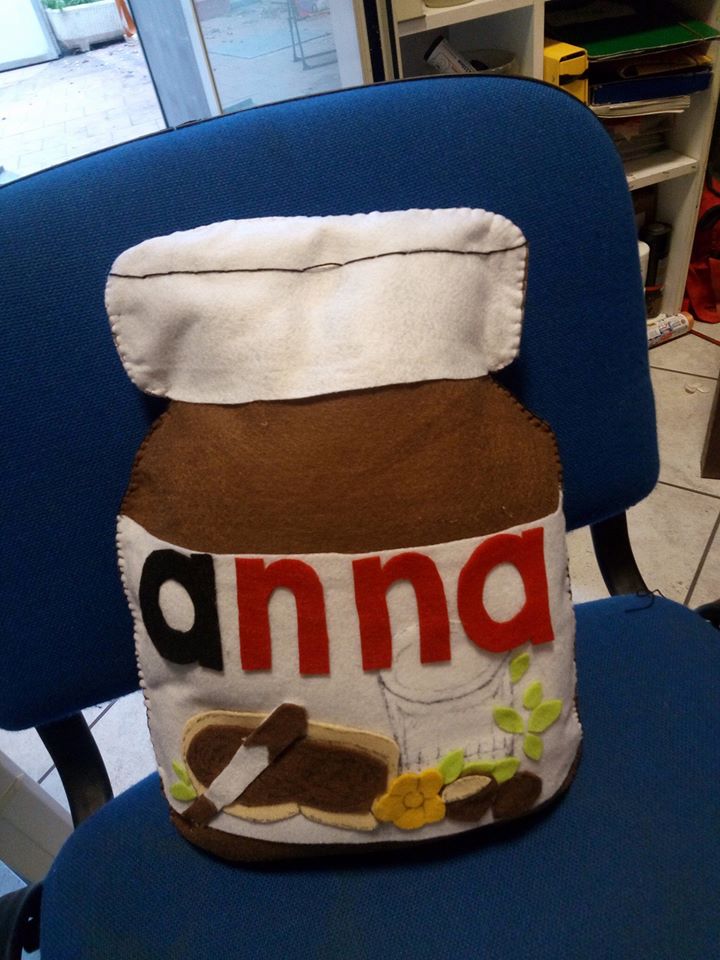cuscino nutella personalizzato "ANNA"