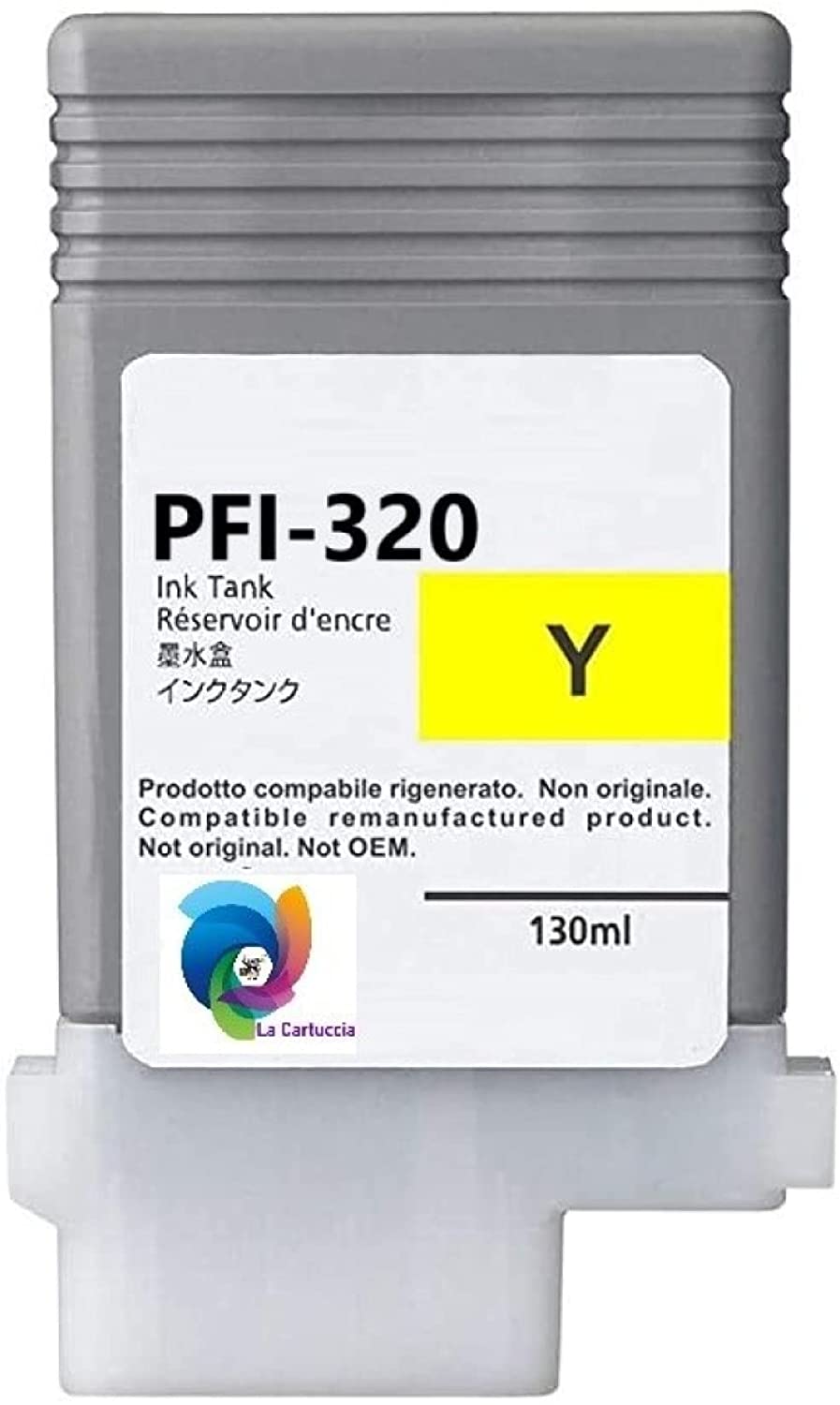 Cartuccia compatibile Canon PFI320Y adatto per IPF TM200 Inchiostro giallo 2893C001 300ml
