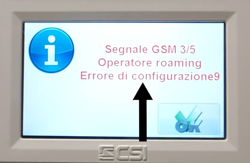 Come verificare il corretto funzionamento del GSM antifurto Infinite CSIpng