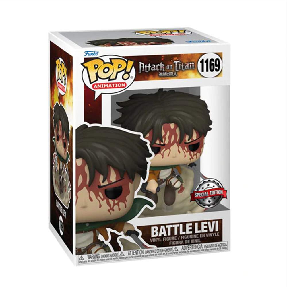 Attack On Titan: Funko Pop! Animation - Battle Levi (Vinyl Figure 1169)