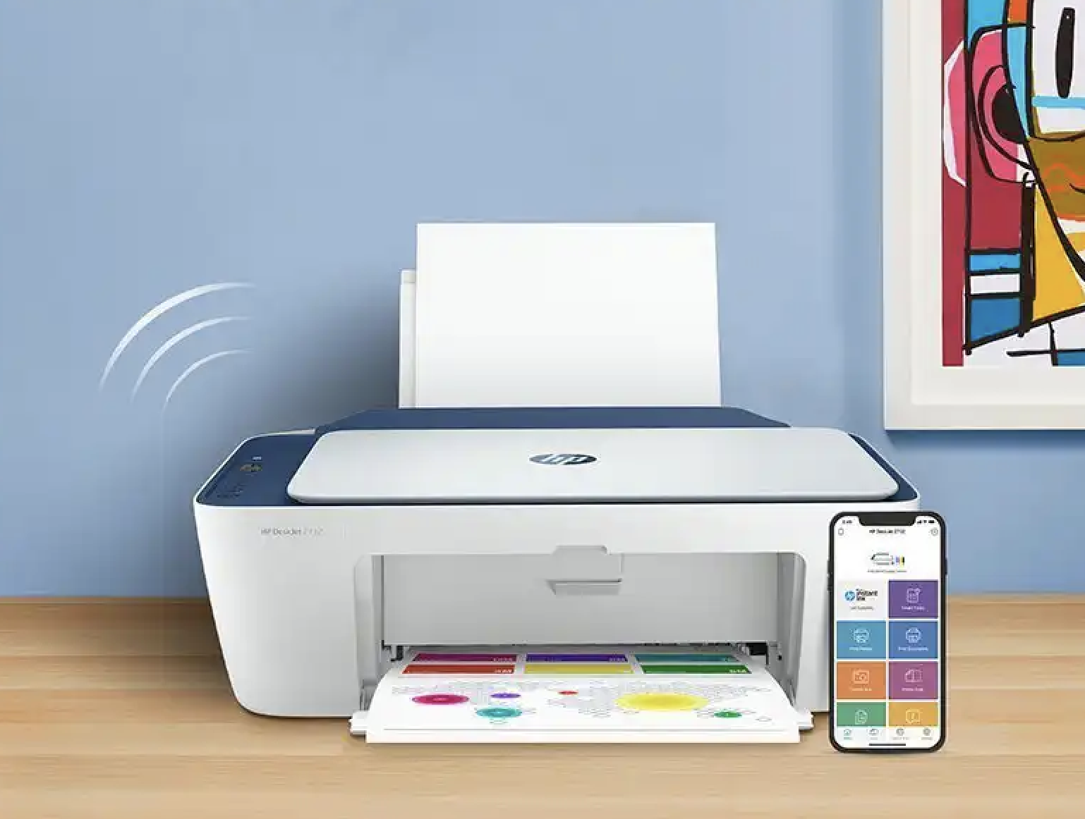 Stampante multifunzione hp deskjet 2721e wifi airprint fotocopiatrice scanner a colori