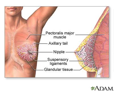 Inflammation and burning on the breast