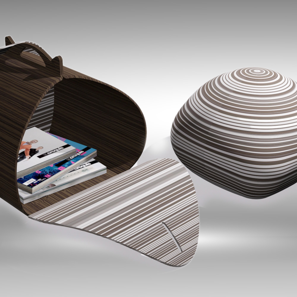Concept pouf and container for Formabilio
Concept otomana y contenedor Formabilio