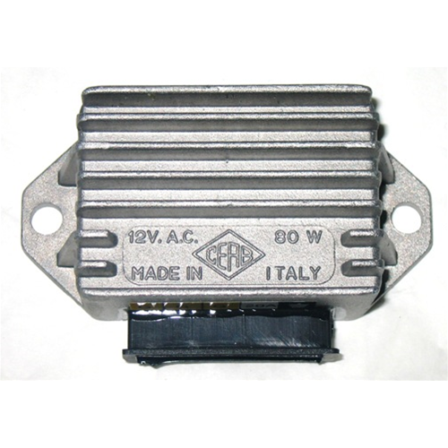 Regolatore tensione per VESPA 80 125 150 cc. PX 125 cc. ARCOBALENO PE prodotto italiano