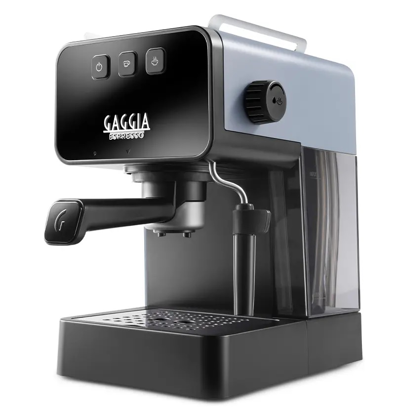 MACCHINA CAFFE GAGGIA DELUXE ITALY EG2111/64 CIALDE+MACINATO GRIGIO