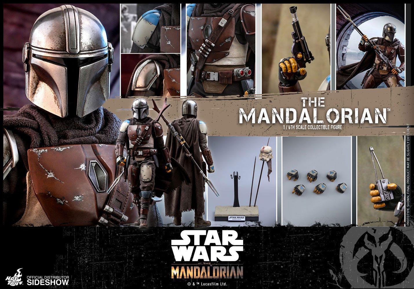 HOT TOYS : Star Wars The Mandalorian Action Figure 1/6