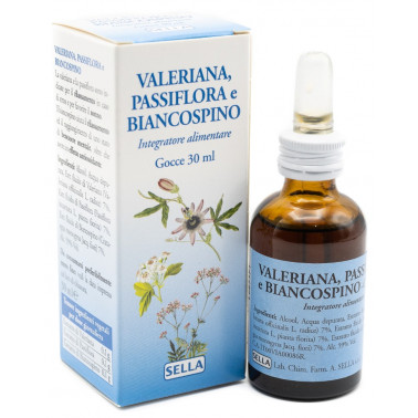 Valeriana Passiflora Biancospino gocce 30ml