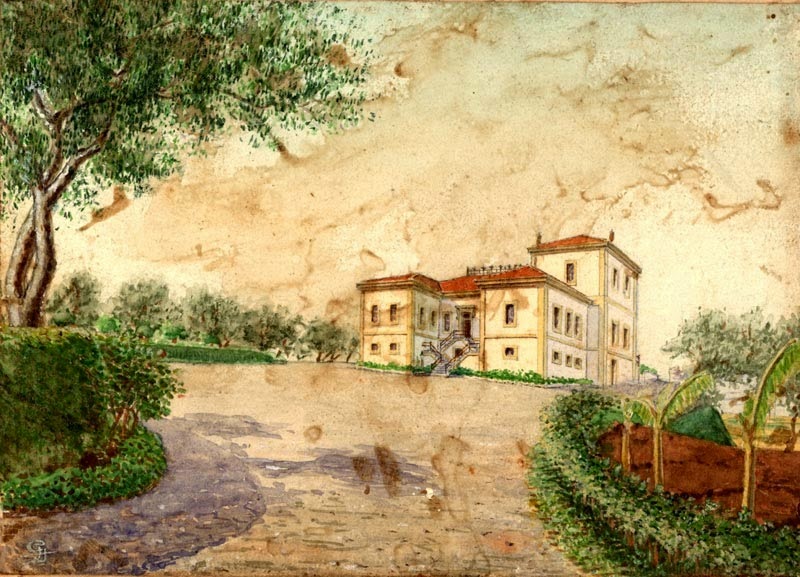 Foto 3 Villa Piccolo - acquerello di Casimiro Piccolojpg