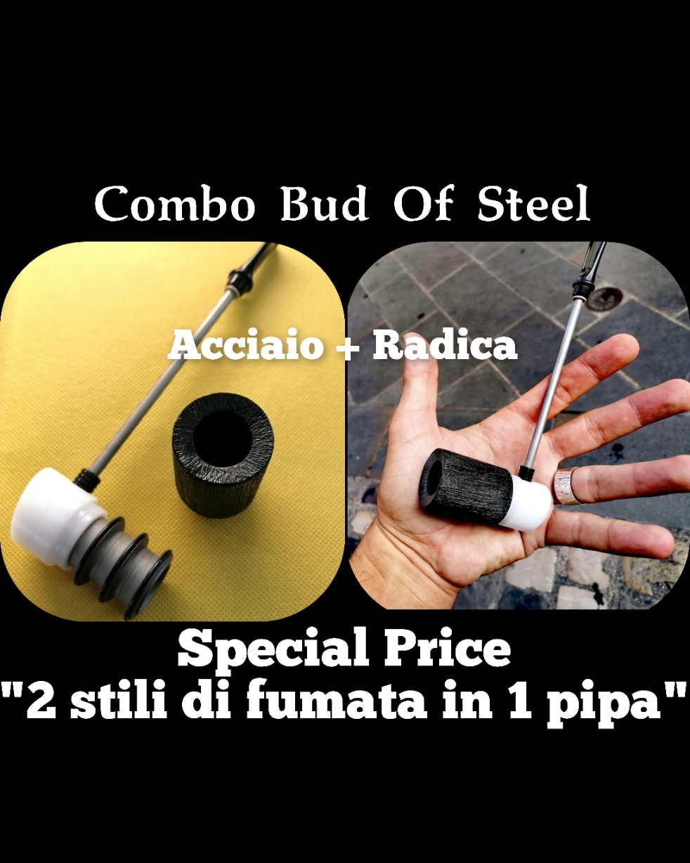 Job Pipe Bud of Steel + Extra Fornello Radica Special Price