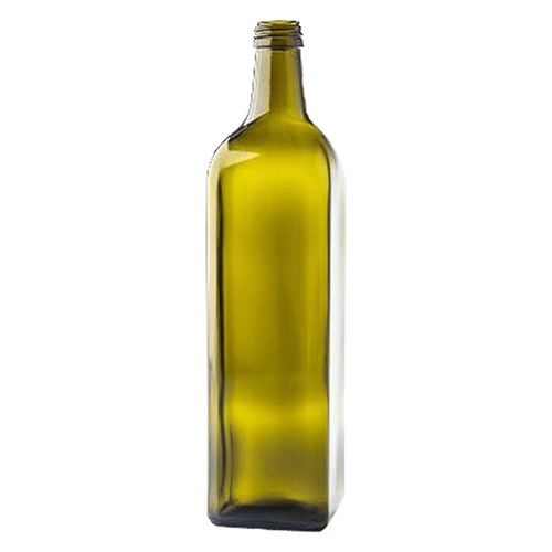Bottiglia in vetro per olio tipo 'marasca' con tappo lt 1