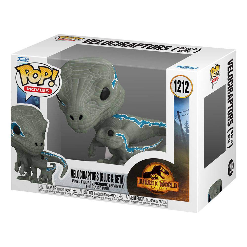 Funko Pop!&Buddy: Jurassik World - Dominion - Velociraptors (Blue & Beta)