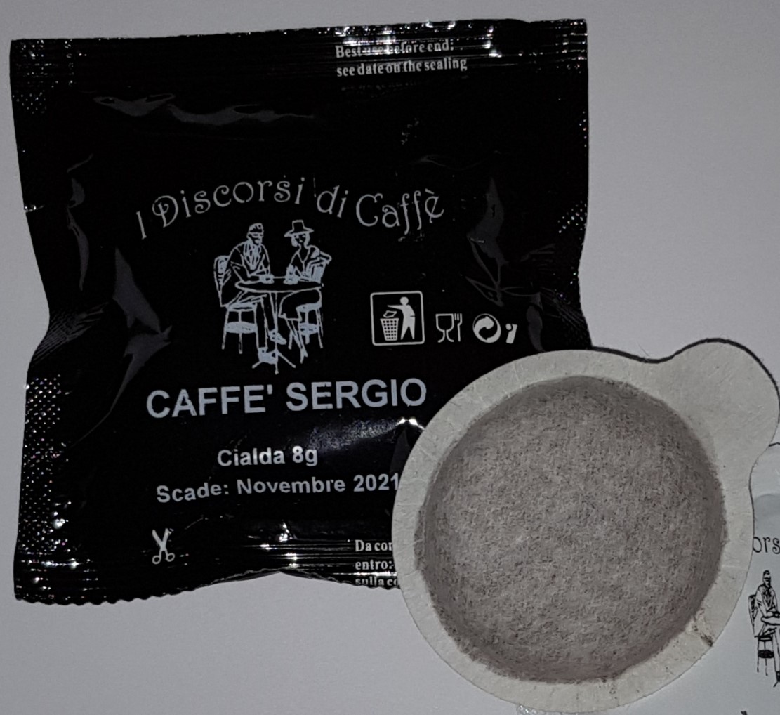 Caffè Sergio 100 cialde - Se paghi 2, kit regalo - Sped. o consegna a Palermo incl. - € 0,17 cialda