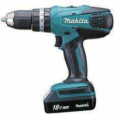 Trapano/avvitatore con percussione a batteria 'hp457dwe' makita 18v 1,5ah