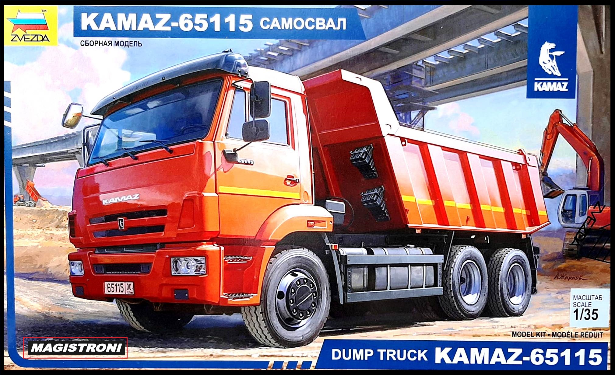 DUMP TRUCK KAMAZ -65115