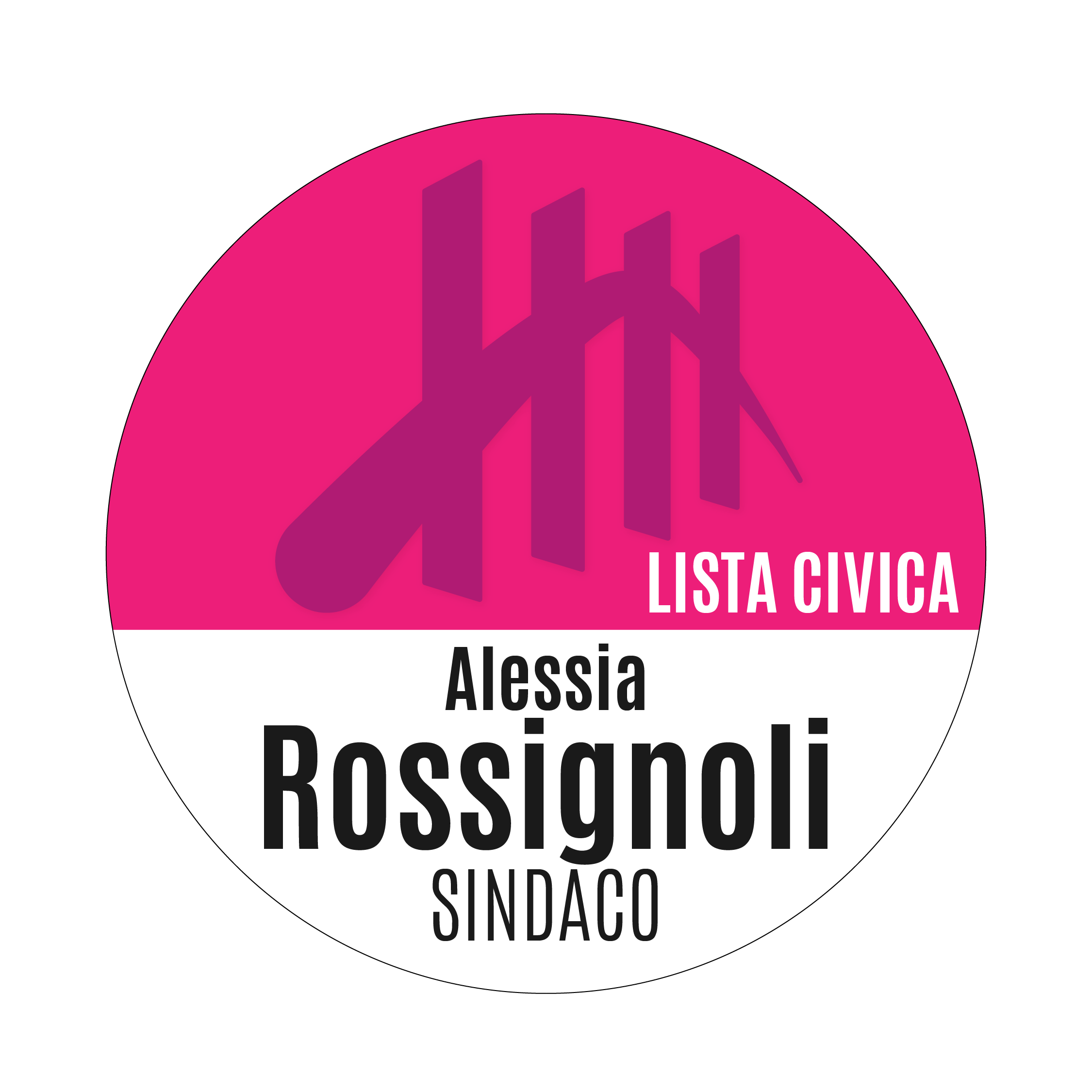 Lista Civica                       Alessia Rossignoli Sindaco