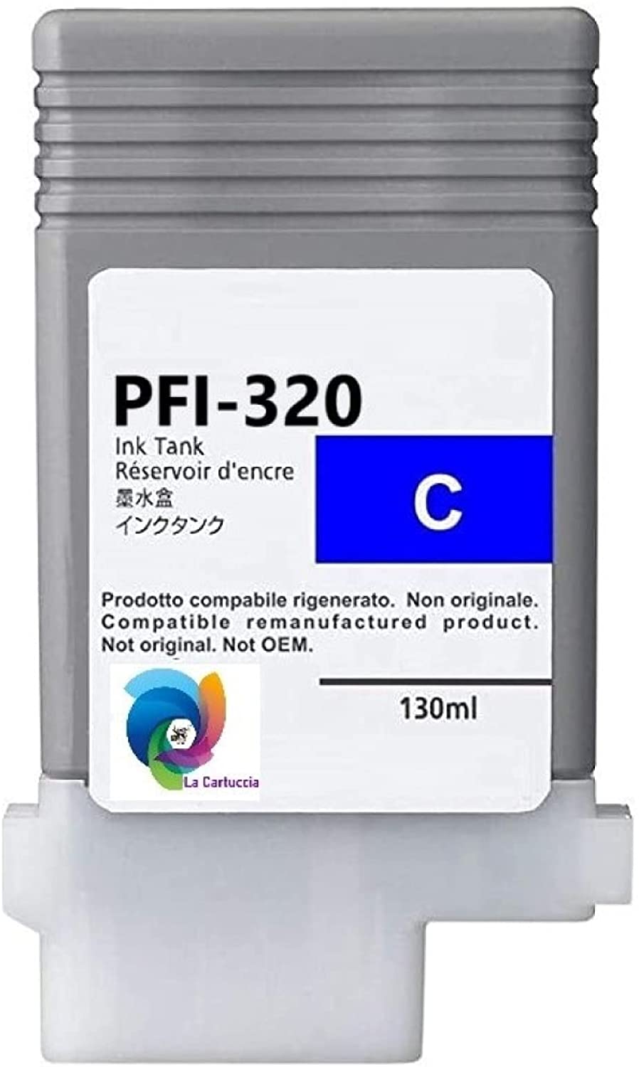 Cartuccia compatibile Canon PFI320C adatto per IPF TM200 Inchiostro ciano 2891C001 300ml