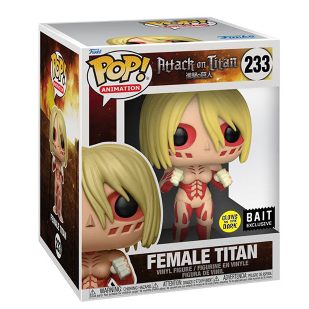 Funko Pop Super: Attack On Titan - Female Titan (Glow In The Dark)