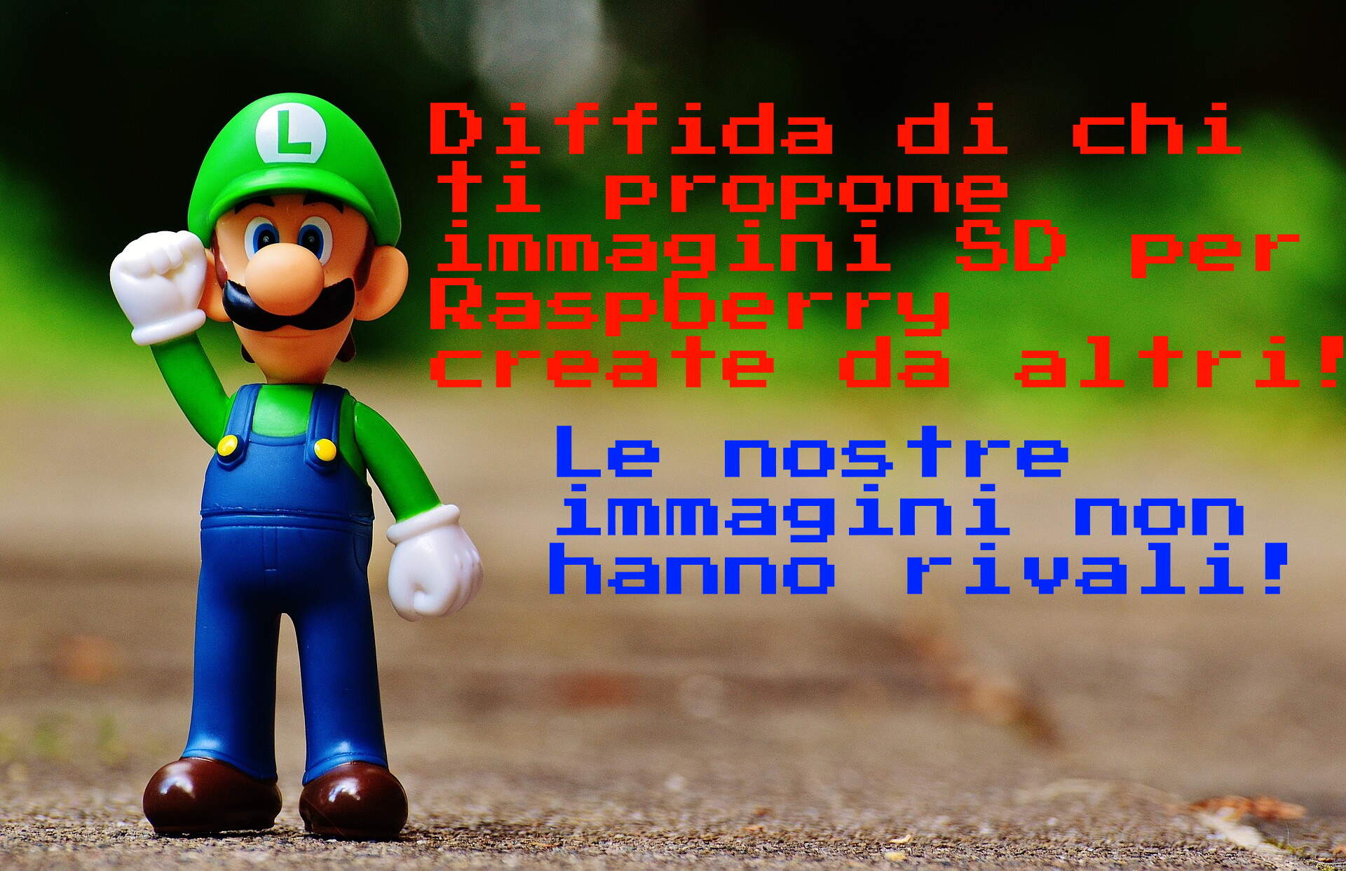 Raspberry PI giochi arcade Luigi