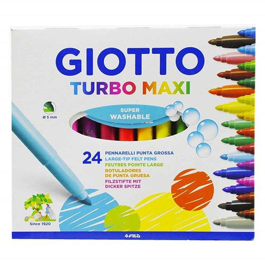 GIOTTO TURBO MAXI 24 PENNARELLI PUNTA DOPPIA