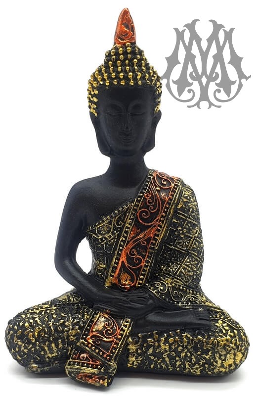 Statua in resina di Buddha tailandese 13 cm