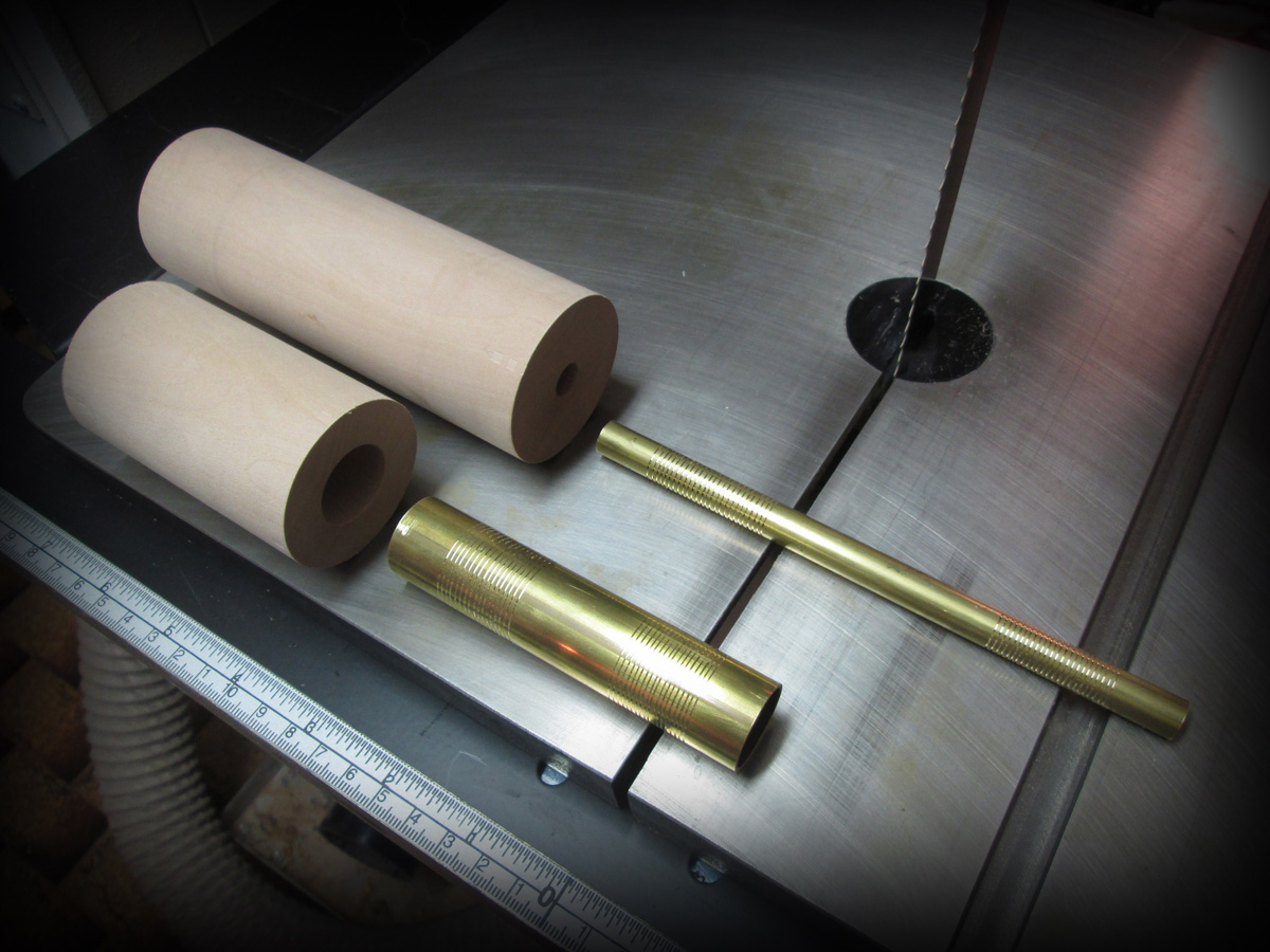 Lining blowpipe and its stock with brass tube to protect it from moisture