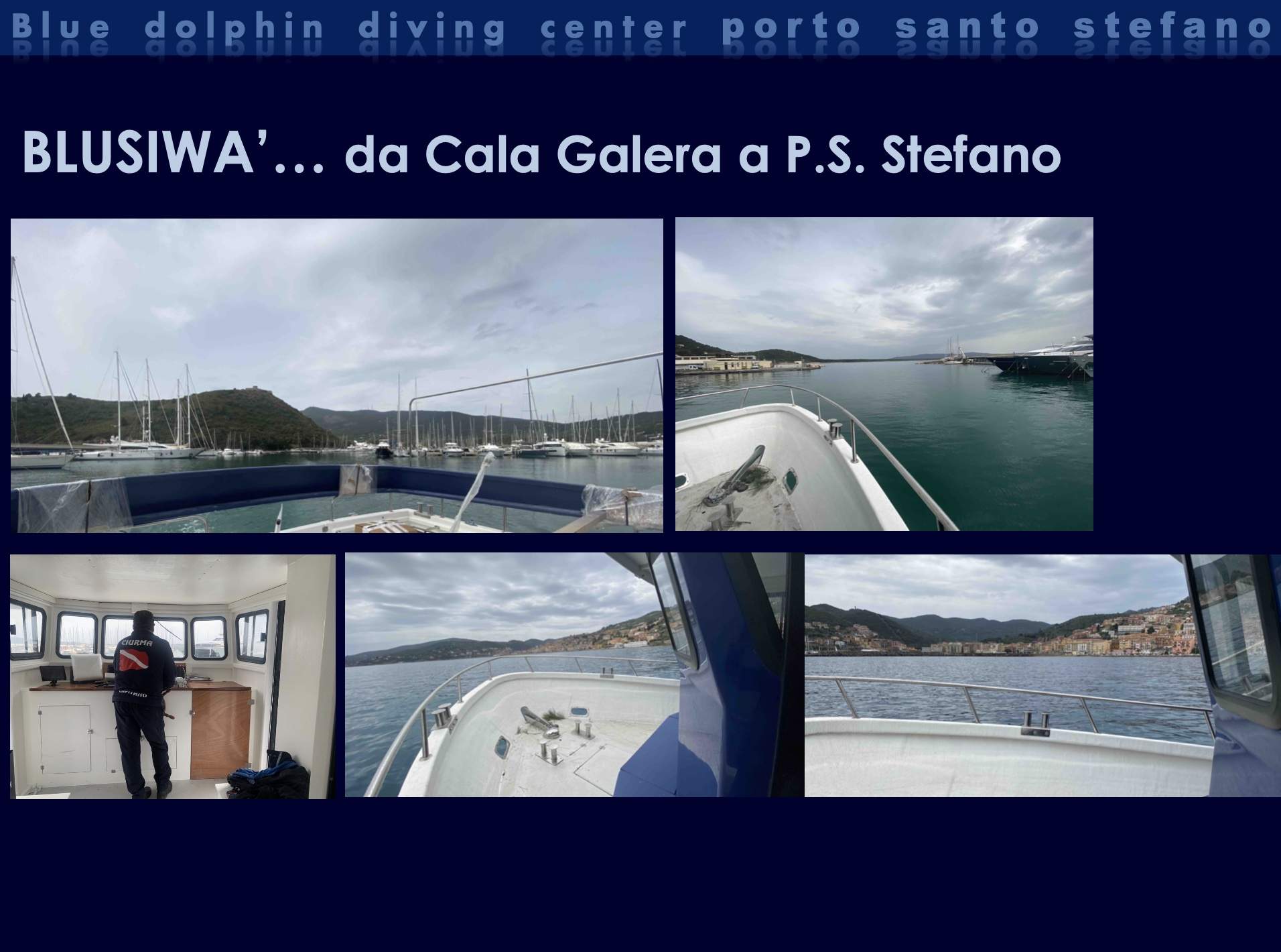 Da Porto Ercole Cala Galera navighiamo intorno al MonteArgentario per la volta di P.S.Stefano orme