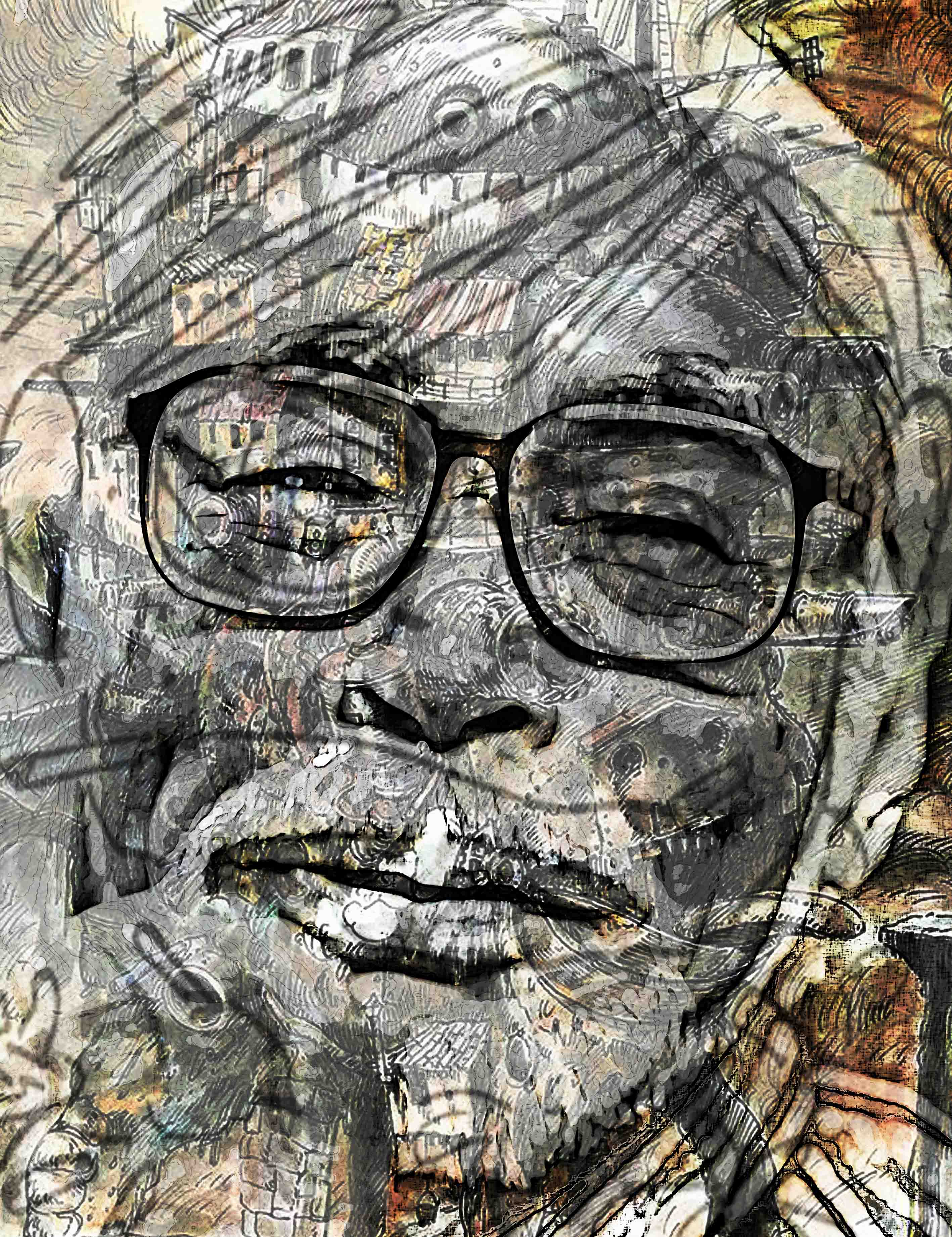 Fusion Self Portrait_ Hayao Miyazaki  2019