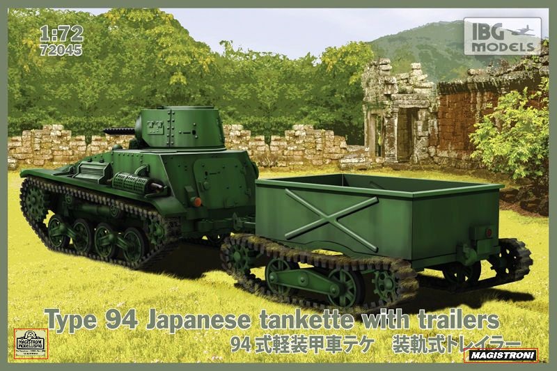 TYPE 94 JAPANESE TANKETTE with Trailer