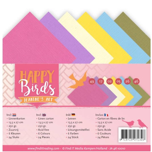 Album e carte per scrapbooking - JA-A5- 10010 Happy Birds