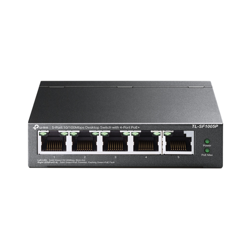 SWITCH 9P 10/100MBIT DI CUI 8P POE+ 65 W POE POWER PLUG AND PLAY