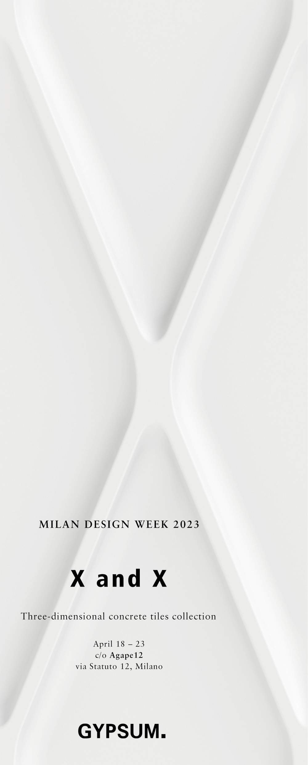 GYPSUM, Design Week Milano 2023