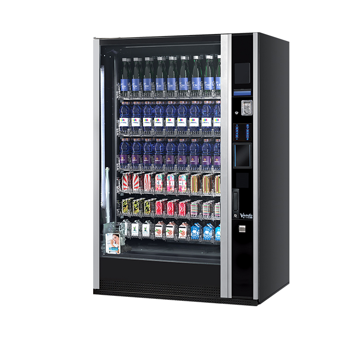 Distributore automatico adatto G-Drink per la vendita di bibite con braccio meccanico per negozi h24