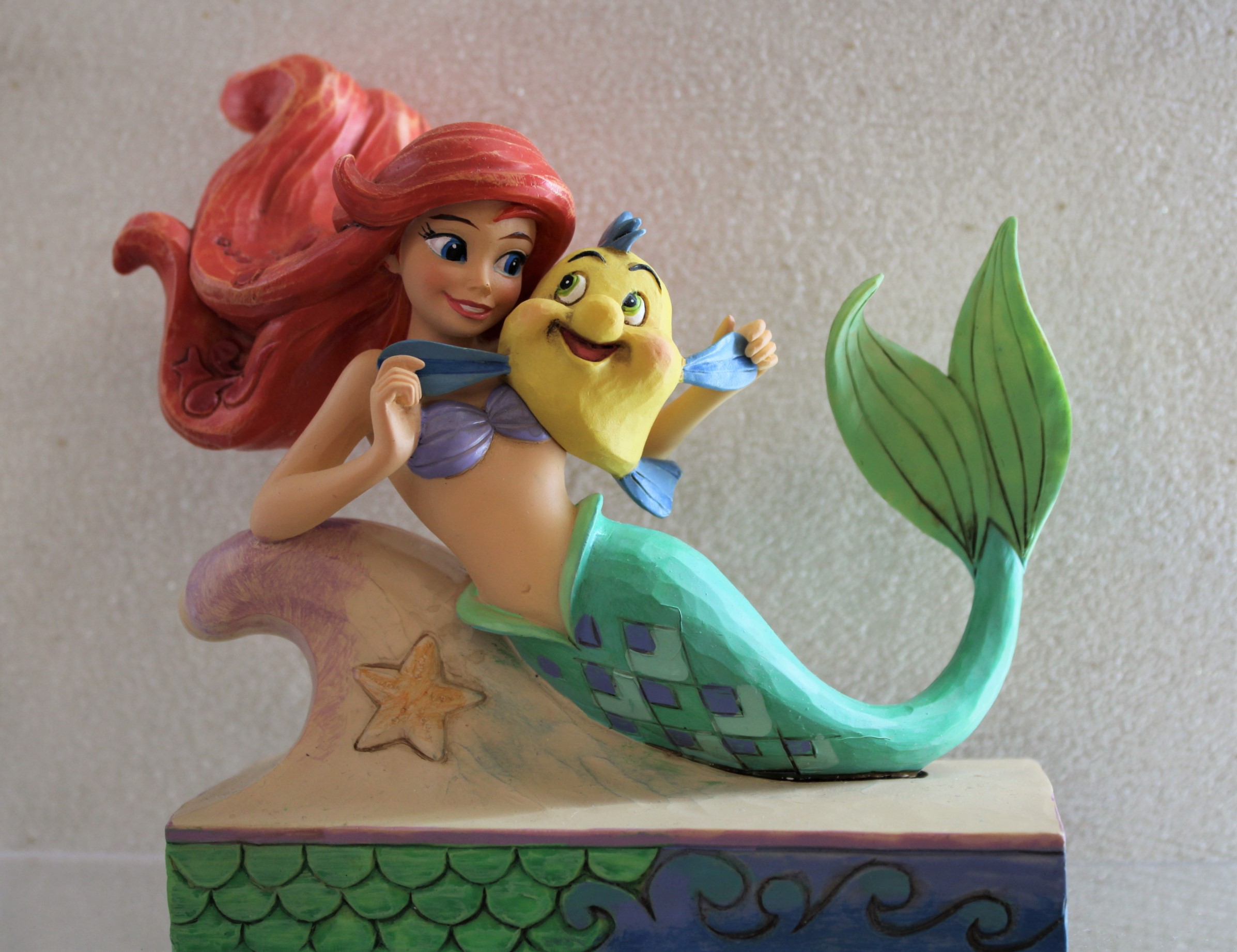 ARIEL LA SIRENETTA E FLOUNDER DISNEY TRADITIONS