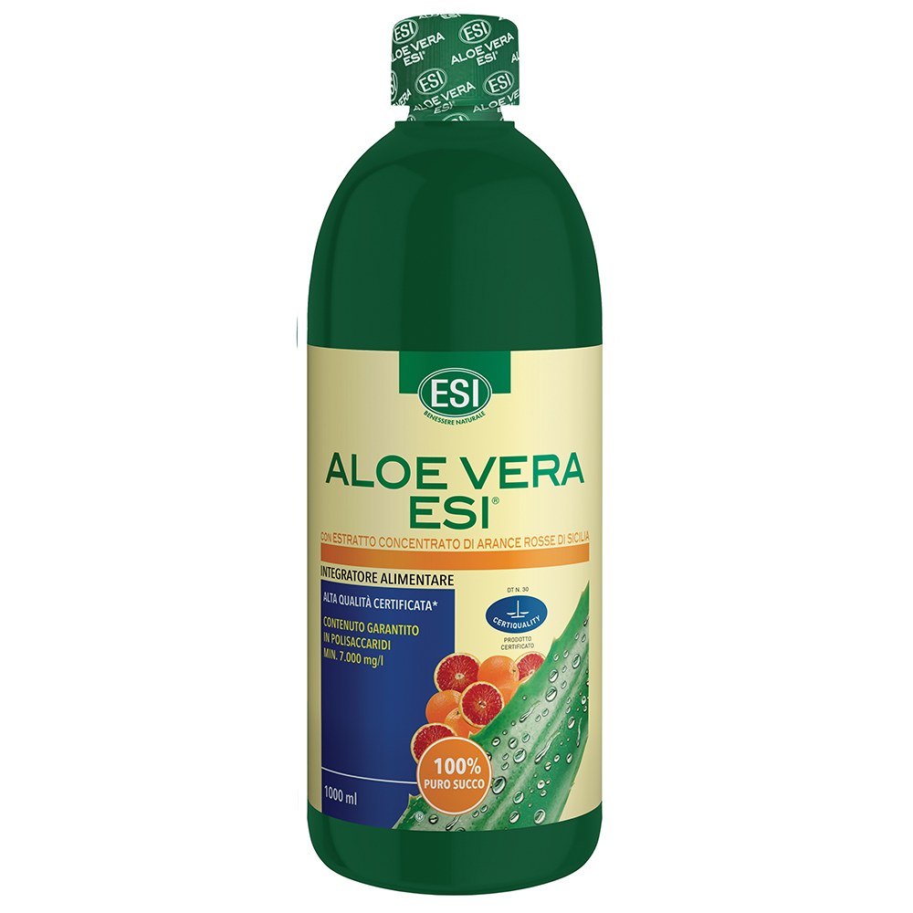ESI - Aloe Vera Succo con Arancia Rossa 1000 ml