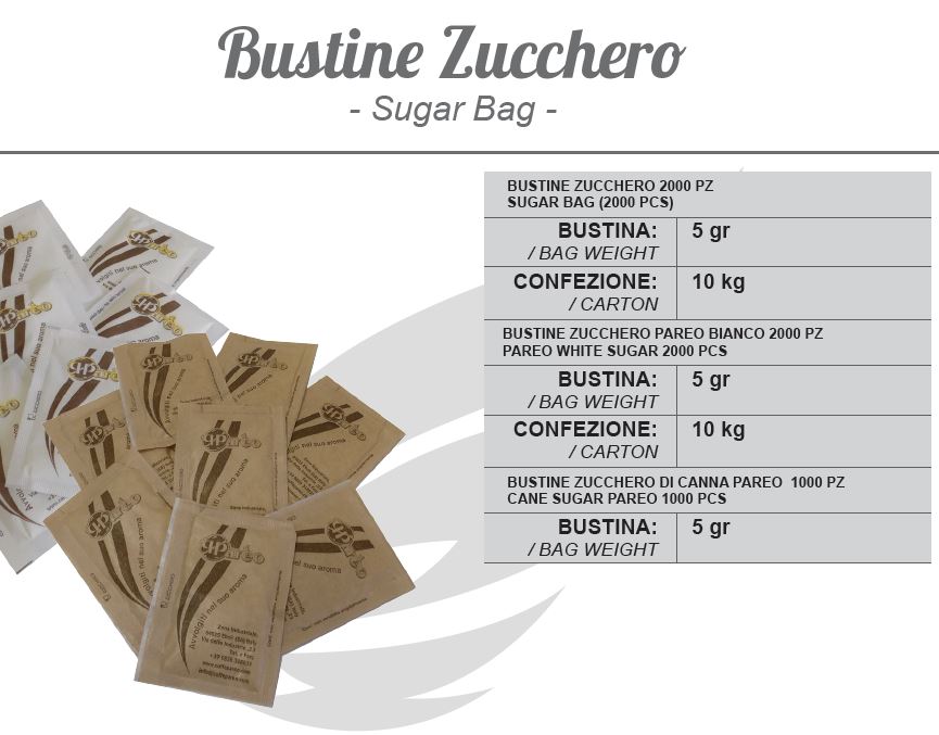 Zucchero - Bustine Zucchero (confezione da 10kg)