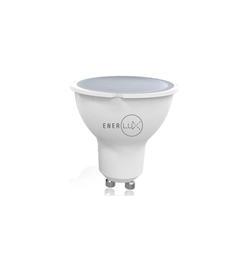 LAMPADINA LED ENERLUX GU10 4W 2800?K LUCE CALDA FARETTO LUMEN 281