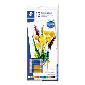 STAEDTLER ACRYLIC PAINTS 12 ACRILICI DA 12ML