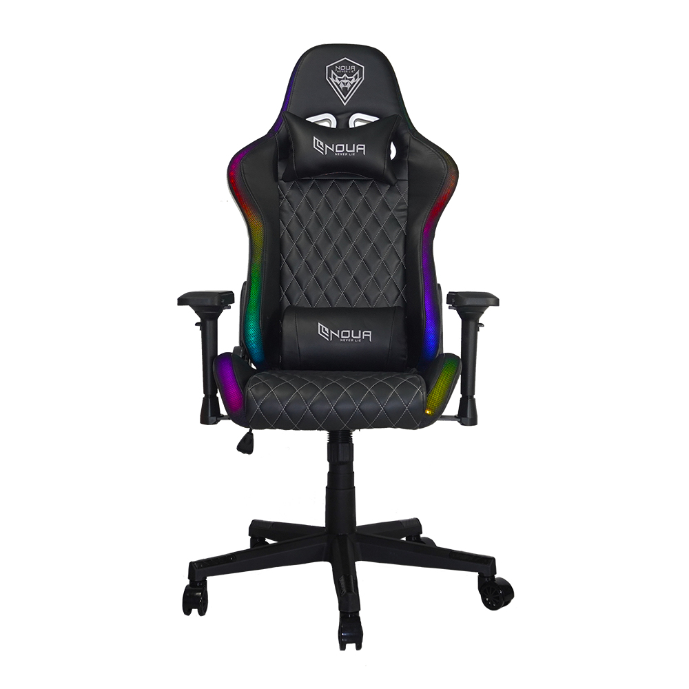 POLTRONA GAMING NOUA MAO M9 RGB POGGIA TESTA E CUSCINO BLACK