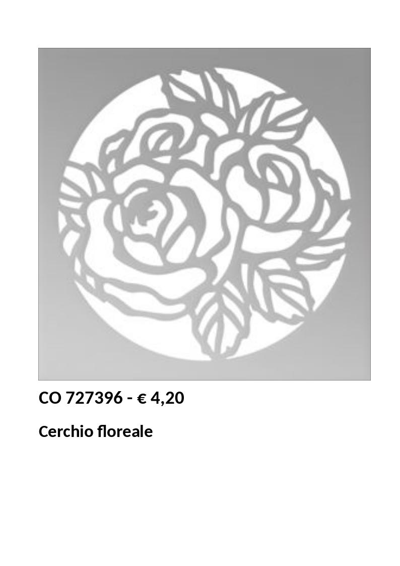 Fustelle Fiori - CO727396 Cerchio floreale