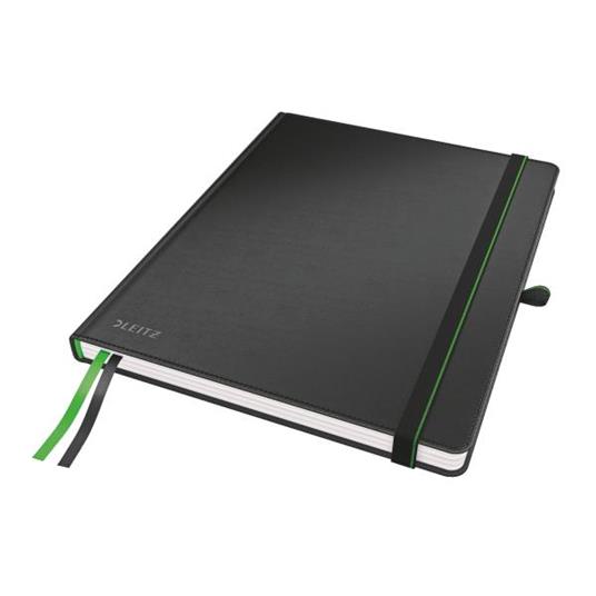 LEITZ NOTEBOOK HARD COVER TACCUINO A QUADRETTI 100GR FORMATO IPAD NERO