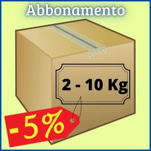 Abbonamento spedizioni Italia 2 - 10 Kg (5-20 sped.)