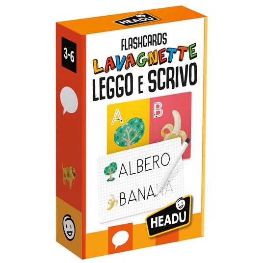 HEADU FLASHCARDS LAVAGNETTE LEGGO E SCRIVO