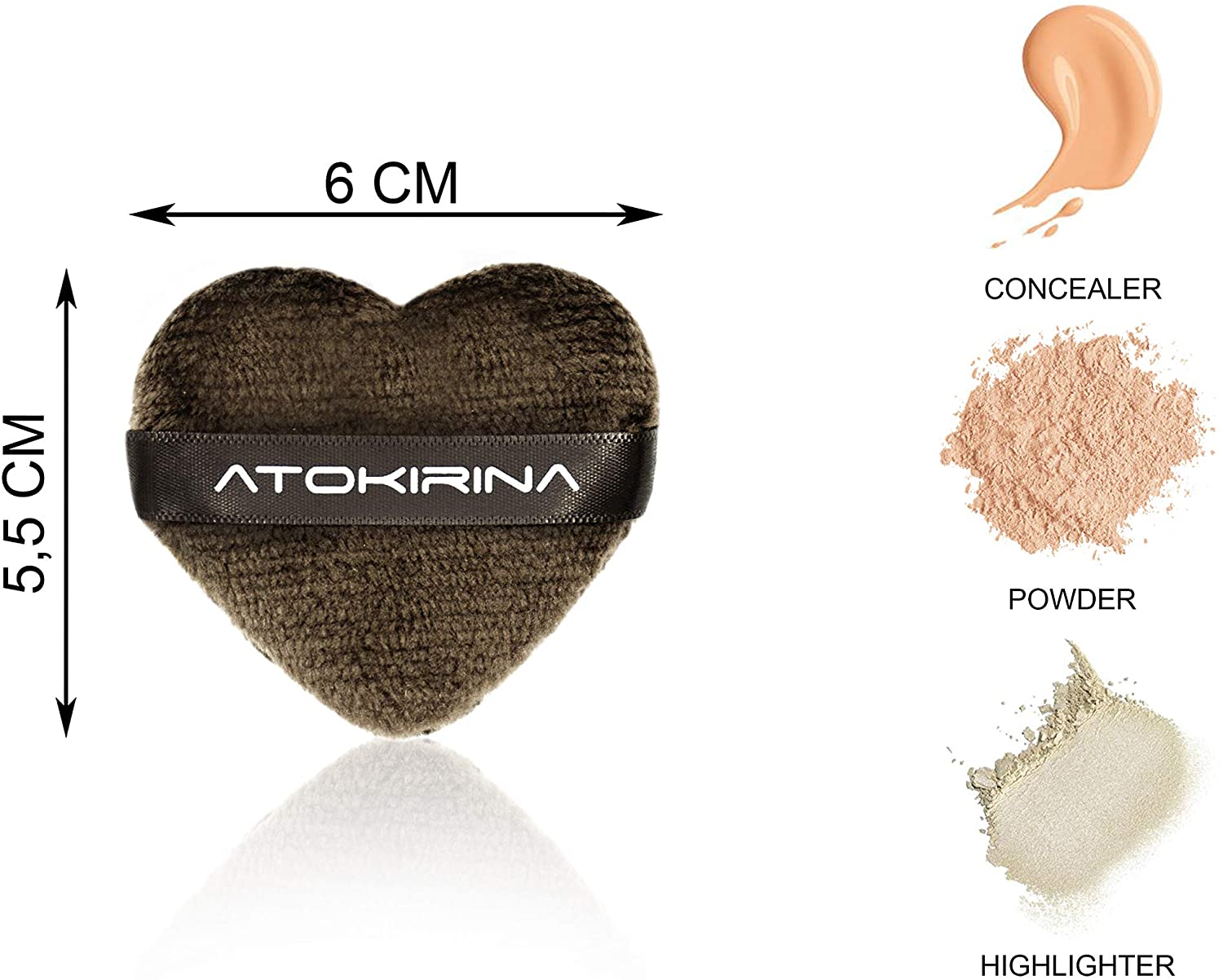 ATOKIRINA Blender Puff 2.0 – Beauty Blender Nuova Versione Applicatori MakeUp