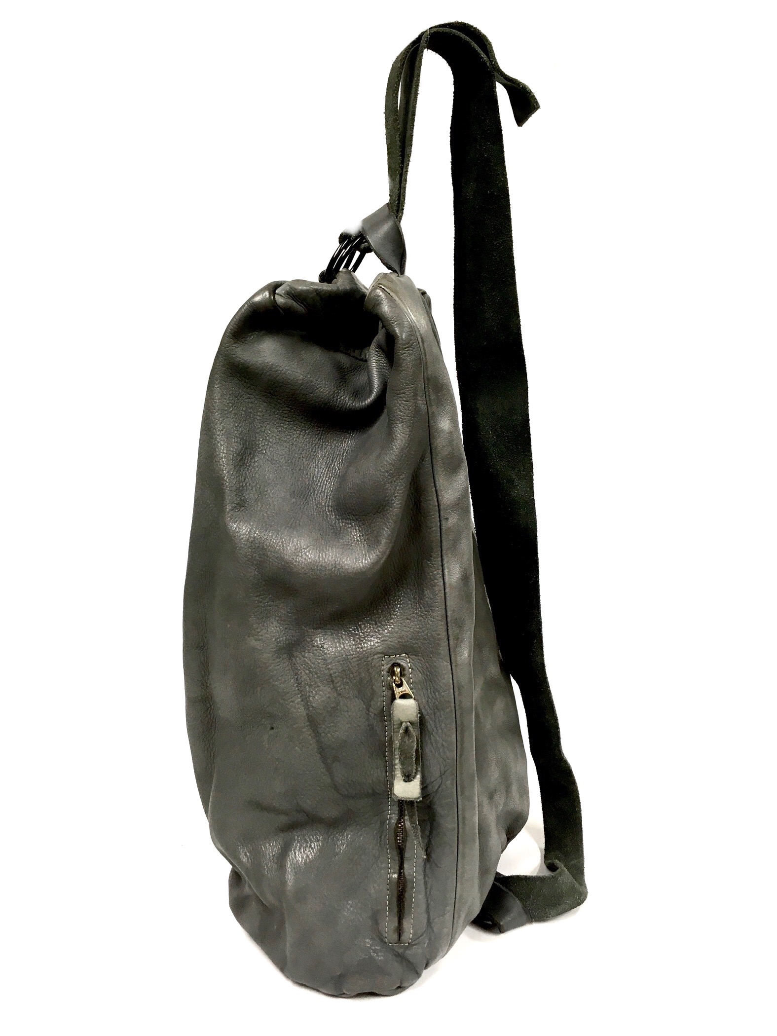 leather backpack