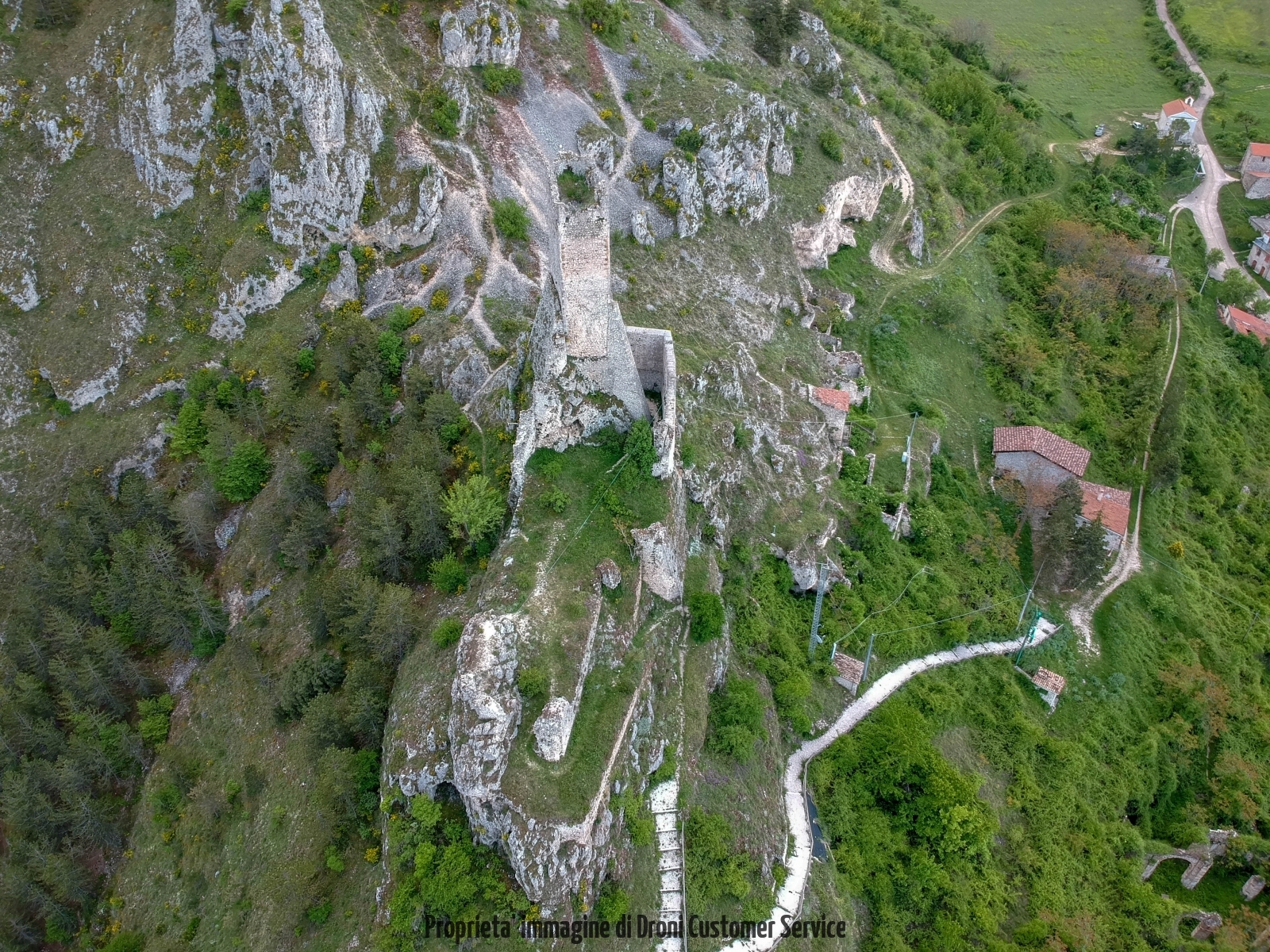 foto drone Castello Bariscianojpg