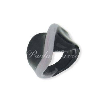 Anello Dade® nero/viola - Black/purple Dade® ring