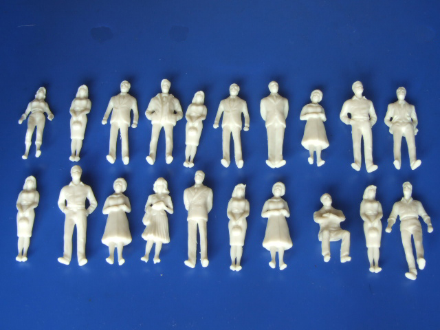 1:48 Personaggi - figurini per modellismo statico - pz. 20 - Krea