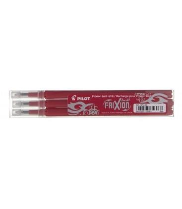 PILOT FRIXION REFILL PER PENNE CANCELLABILI BALL E BALL CLICKER 0.7 ROSSO