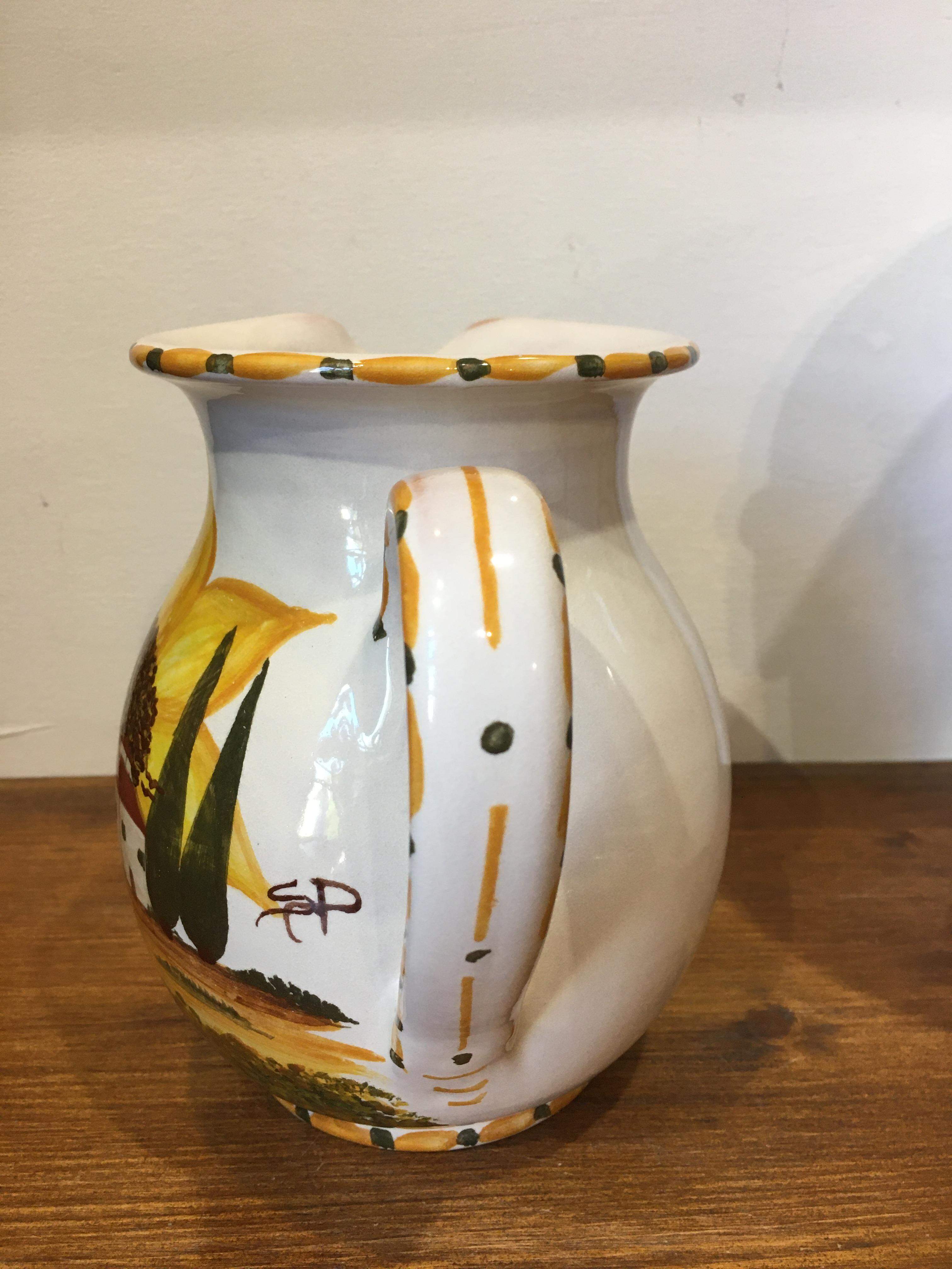 pitcher ceramic Tuscany