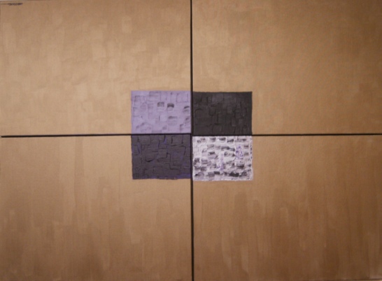 "Segreti" - Acrilico e tecniche miste su tela - cm 140x160 - 2008 - Collezione privata